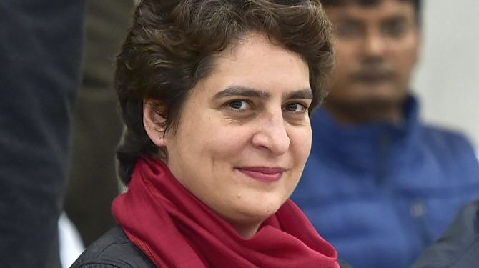 New Delhi: All India Congress Committee (AICC) General Secretary of Uttar Pradesh East Priyanka Gandhi Vadra during the Congress General Secretaries meet, in New Delhi, Thursday, Feb. 07, 2019. (PTI Photo/Arun Sharma) (PTI) [Representational Image]