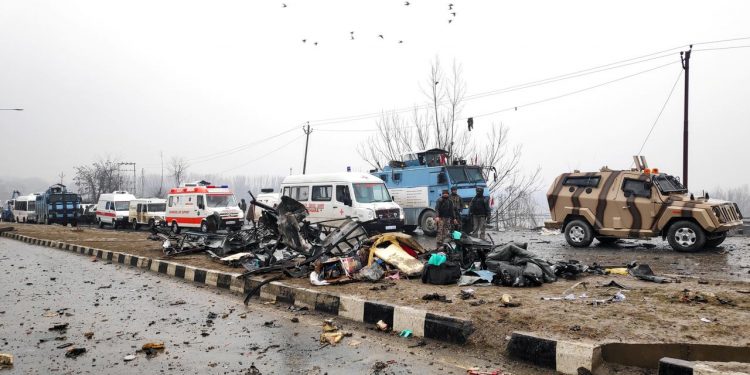 The bodies of the three militants are charred beyond recognition and efforts are on to establish their identity, they said. (Image: Reuters)
