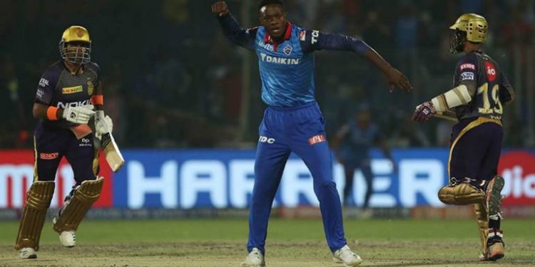 Rabada helped Delhi Capitals defend the lowest total in a Super Over in IPL history as they won by three runs after both teams ended up scoring 185 in the allotted 20 overs each.