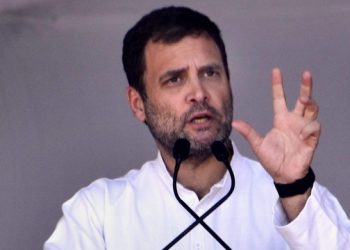 Addressing the media here after a meeting of the Congress Working Committee, Gandhi said the scheme will be the ‘final assault on poverty’. (Image: PTI)