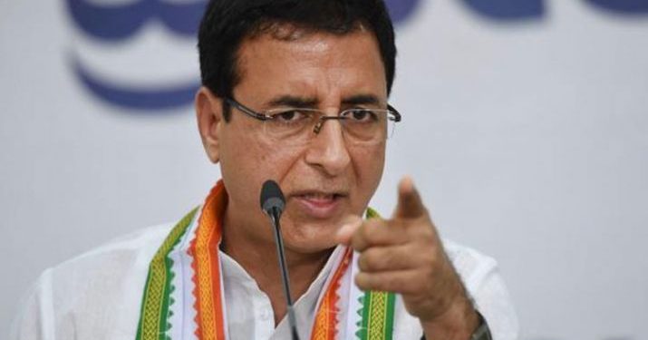 Congress spokesperson Randeep Surjewala.