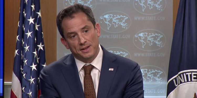 US State Department spokesperson Robert Palladino