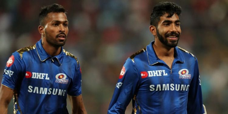 Mumbai edged past Royal Challengers Bangalore by six runs in their IPL clash Thursday night and Sharma was lavish in his praise for Bumrah, who picked up three wickets, and Pandya, who scored 32 off 14 deliveries. (Image: PTI)