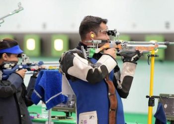 Ravi Kumar (pictured) and Elavenil Valarivan won a silver in the senior 10m air rifle mixed team event while India made it a 1-2 in the corresponding junior event on yet another profitable day.