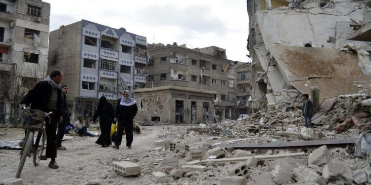 The Syrian Observatory for Human Rights said more than 21,000 children and 13,000 women were among the dead.