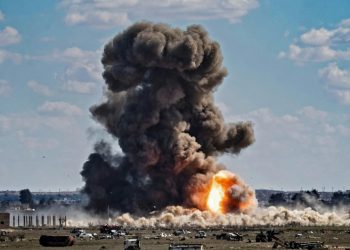 Syrian fighters pass the location of jihadist positions to the US-led coalition to call in air strikes (AFP)