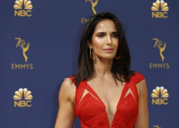 Indian-American television personality and food expert Padma Lakshmi (AP)