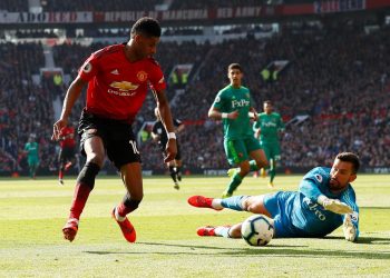 Marcus Rashford opened the scoring in the 28th minute. (Image: Reuters)