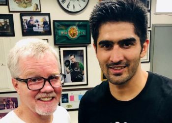 Photo courtesy Vijender Singh twitter account