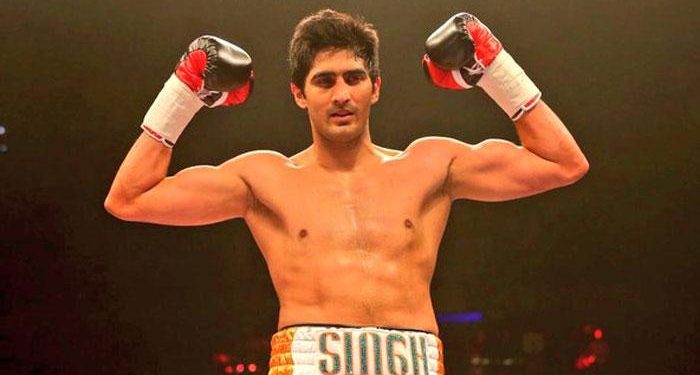 Vijender was to make his US debut at the Staples Center on the Vasiliy Lomachenko-Anthony Crolla undercard.