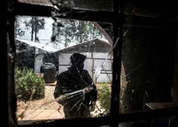Gunmen attacked the centre at Butembo, North Kivu province, earlier Saturday, killing a policeman and wounding a health worker, local officials said, the latest in a series of attacks. (AFP)