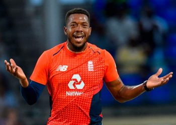 Chris Jordan (2-6-4) wrecked the West Indies top-order batting as England completed a crushing, series-clinching victory at Warner Park.