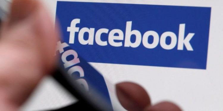 The Facebook logo is displayed on the company's website in an illustration photo taken in Bordeaux, France, February 1, 2017. (REUTERS)