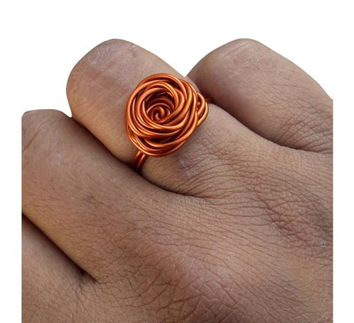 copper creation copper rose ring
