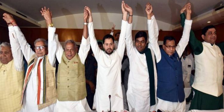 As per the seat-sharing formula, the RJD has got 20 seats, out of which it is giving up one for the ultra-Left party, the Congress has nine, followed by five for Upendra Kushwaha's RLSP and three each for Jitan Ram Manjhi's HAM and Mukesh Sahni's VIP.
