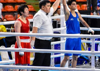 Bangkok: India's Sonia Chahal is declared winner against Koreas Jo Son Hwa, at the Asian Boxing Championships in Bangkok, Monday, April 22, 2019. (PTI Photo)