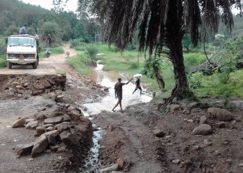 The collapsed bridge