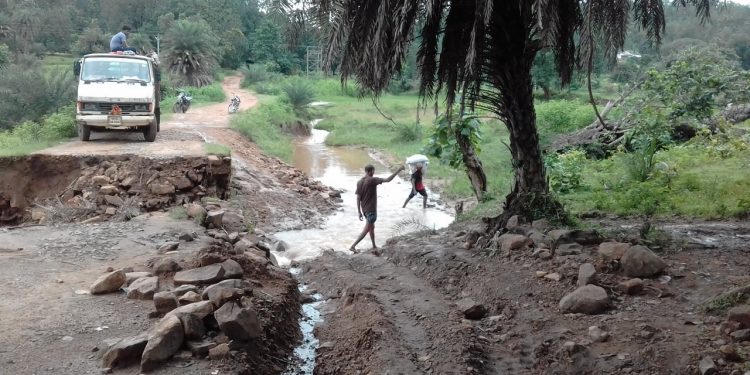 The collapsed bridge