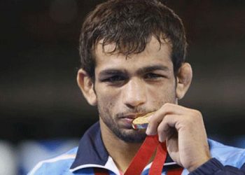 Amit, who won gold in 66kg in the 2013 edition, settled for a silver in the men's 74kg freestyle event after losing to Daniyar Kaisanov of Kazakhstan 0-5 in the final.