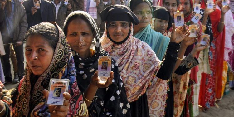 An estimated 10.2 per centvoters on Thurday exercised their franchise in the first two hours of polling in five parliamentary constituencies in Assam.