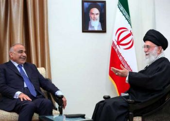 Iraqi Prime Minister Adel Abdel Mahdi (left) met with Iran's Supreme Leader Ayatollah Khamenei in Tehran.