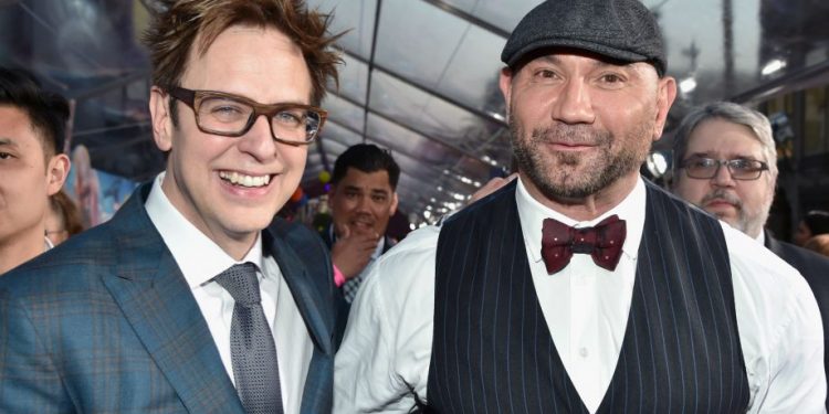 The 50-year-old actor, who plays Drax the Destroyer in Marvel Cinematic Universe, has been very vocal in his support of the filmmaker, who was fired by Marvel Studios' parent company Disney. (Image: Getty)