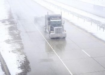 Numerous traffic crashes were reported in northeastern South Dakota, and the storm knocked out power to thousands of homes and businesses in Sioux Falls. (AP)