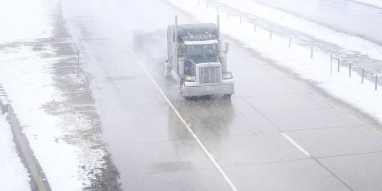 Numerous traffic crashes were reported in northeastern South Dakota, and the storm knocked out power to thousands of homes and businesses in Sioux Falls. (AP)