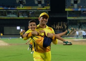 Dhoni was in a playful mood after his team Chennai Super Kings' convincing win over Kings XI Punjab in the Indian Premier League (IPL) Saturday evening. (Image: CSK/Twitter)