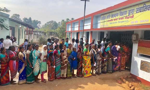Voting is underway in Raigarh (ST) and six other Lok Sabha constituencies in the third and final phase in the state.