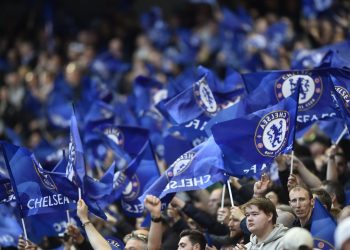 The Premier League club's security team identified the fans from a video on Twitter showing them singing a derogatory song about former Chelsea forward Mohamed Salah.