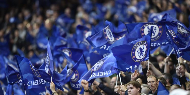 The Premier League club's security team identified the fans from a video on Twitter showing them singing a derogatory song about former Chelsea forward Mohamed Salah.