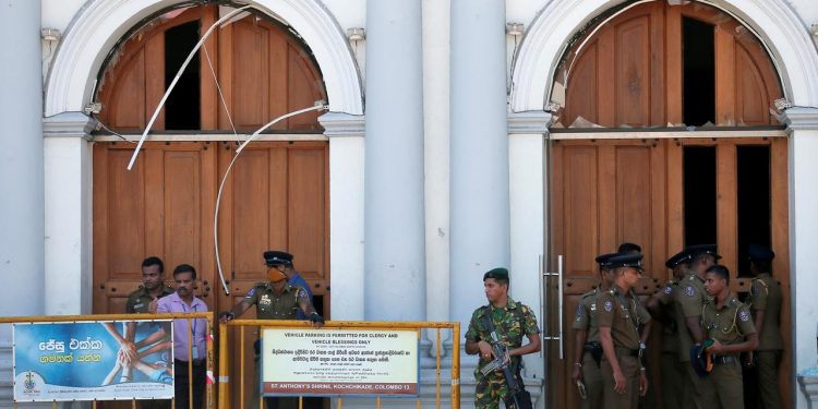 Sri Lankan government Sunday imposed curfew with immediate effect after the blasts which was lifted at 6 am Monday morning, police said. (Image: Reuters)