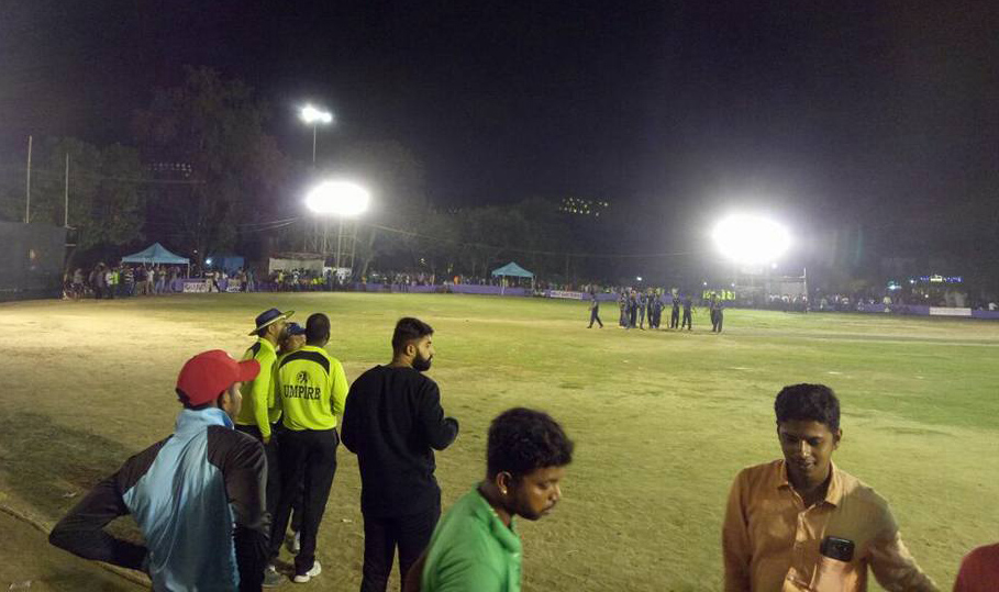 Day and night match in gully cricket cuttack