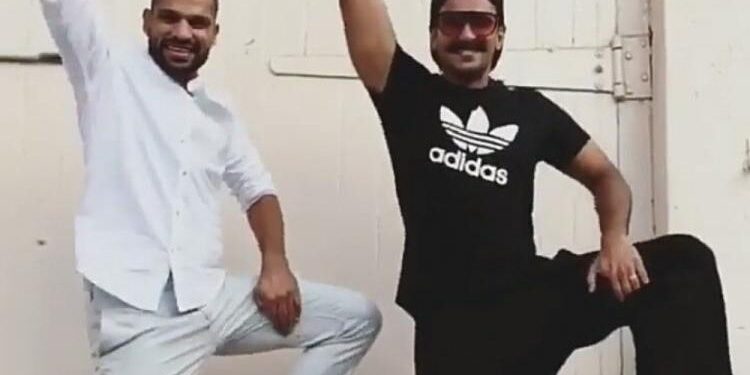 A new video of Ranveer, also known as Bollywood's livewire, has surfaced online in which the ‘Gully Boy’ star can be seen performing the hook step along with Dhawan at Mehboob Studio here.