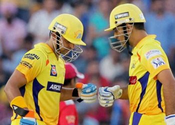Dhoni was ruled out for CSK's last game with back spasm, paving the way for Raina to shoulder captaincy responsibility. (Image: PTI)