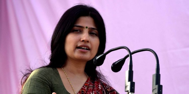 Dimple Yadav is contesting from the Kannauj Lok Sabha constituency on a SP ticket