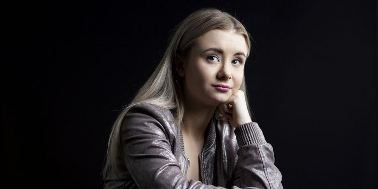 This March 29, 2019 photo shows actress Kerry Ingram posing for a portrait in Los Angeles. Ingram portrayed Shireen Baratheon in the HBO series "Game of Thrones." The final season of the series premiered Sunday. (Photo by Rebecca Cabage/Invision/AP)