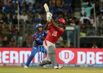 Gayle did not take the field during Mumbai Indians' successful run chase. (Image: PTI)