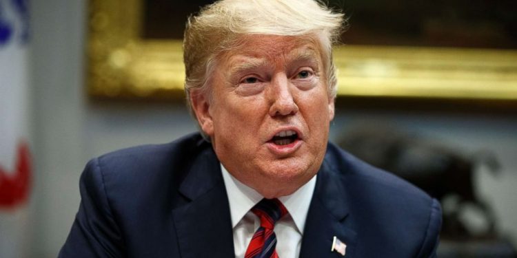 US President Donald Trump speaks following the release of the Mueller report (AP photo)