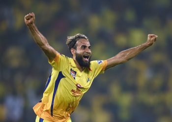 Chennai: CSK bowler Imran Tahir celebrates after dismissing RR batsman Steve Smith during the Indian Premier League 2019 (IPL T20) cricket match between Chennai Super Kings (CSK) and Rajasthan Royals (RR) at MAC Stadium in Chennai, Sunday, March 31, 2019. (PTI Photo/R Senthil Kumar)[Representational image from IPL]