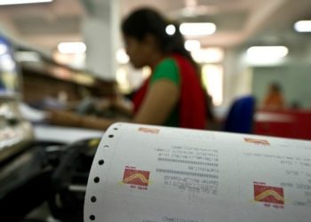Representational Image  of a clerk in India Post (AFP photo)