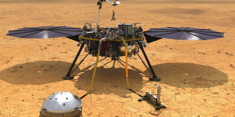 NASA’s robotic Mars InSight lander machine