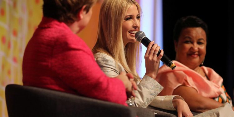 President Donald Trump's daughter said Wednesday she was happy with her current role in the administration. (Image: Reuters)