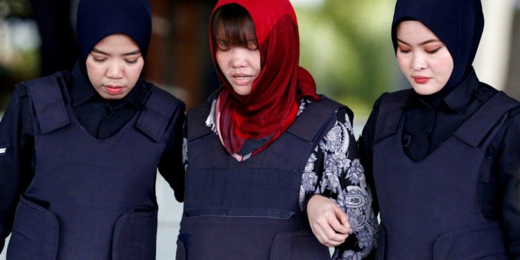 Huong was sentenced her to three years and four months in jail from her arrest in February 2017.