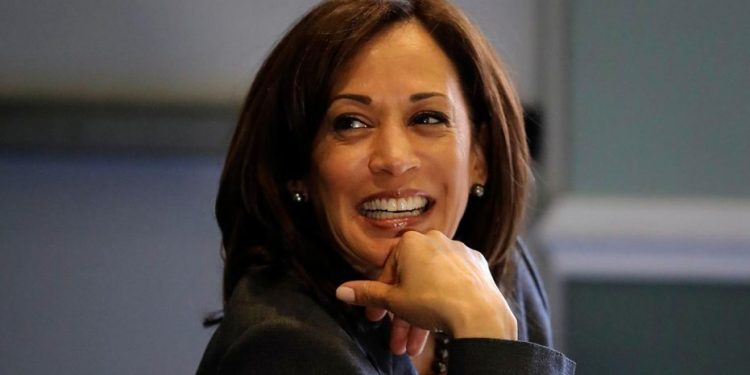 Democratic presidential candidate Senator Kamala Harris (AP photo)