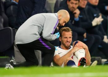 Kane appeared to roll his left ankle in a coming-together with City's Fabian Delph and was replaced by Lucas Moura in the 58th minute.