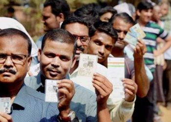 The strength of the electorate is 2.61 crore. It was in 1989 Parliamentary elections that the southern state had witnessed a polling of 79.3 per cent. (PTI photo)