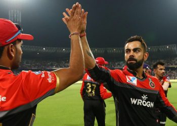 After Kohli scored a match-winning hundred against KKR), de Villiers heaped prise on Kohli and called him ‘little biscuit’.