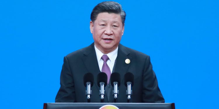 BEIJING, April 26, 2019 (Xinhua) -- Chinese President Xi Jinping delivers a keynote speech at the opening ceremony of the Second Belt and Road Forum for International Cooperation in Beijing, capital of China, April 26, 2019. Xinhua/UNI PHOTO-9F